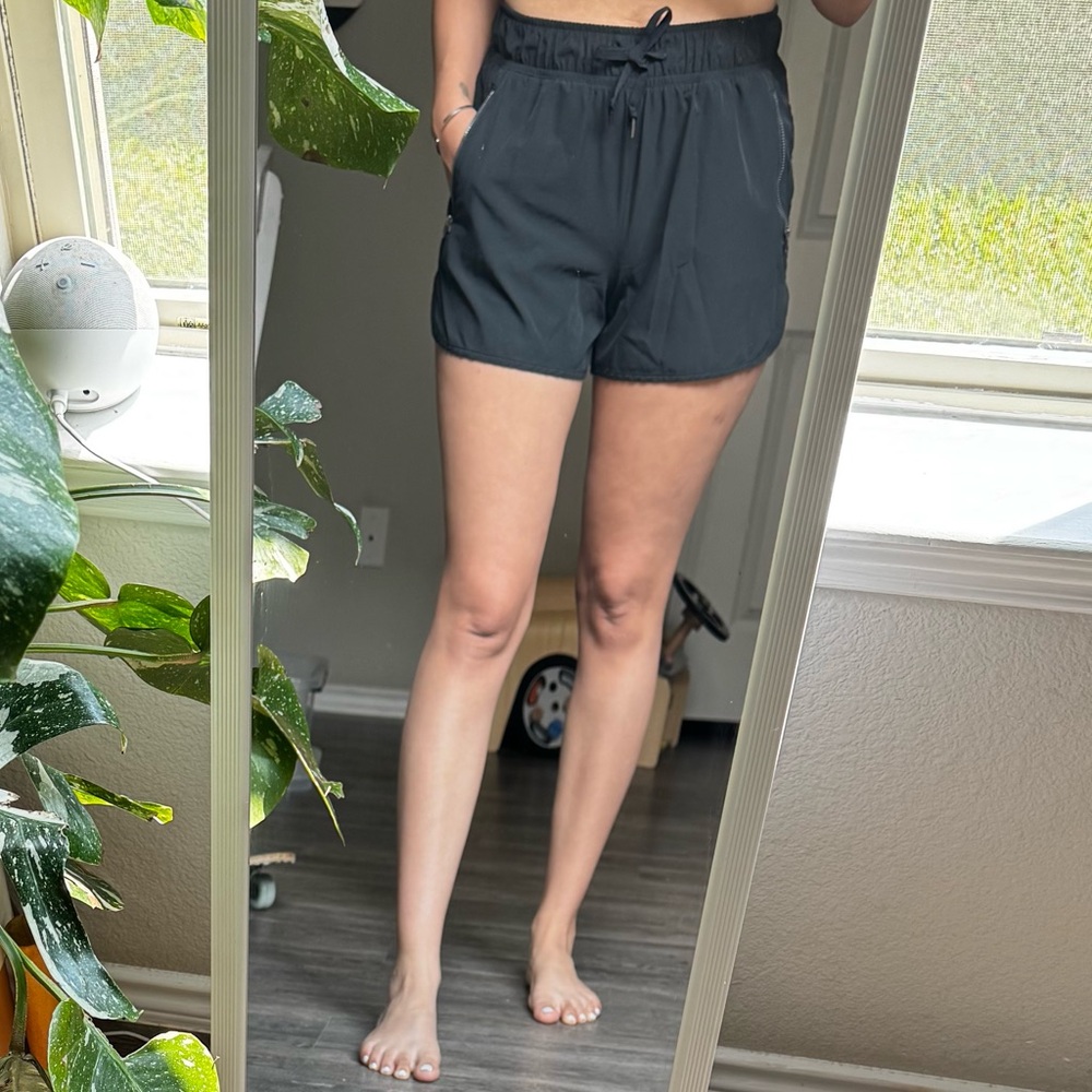 bcg Black Elastic Waist Athletic Shorts